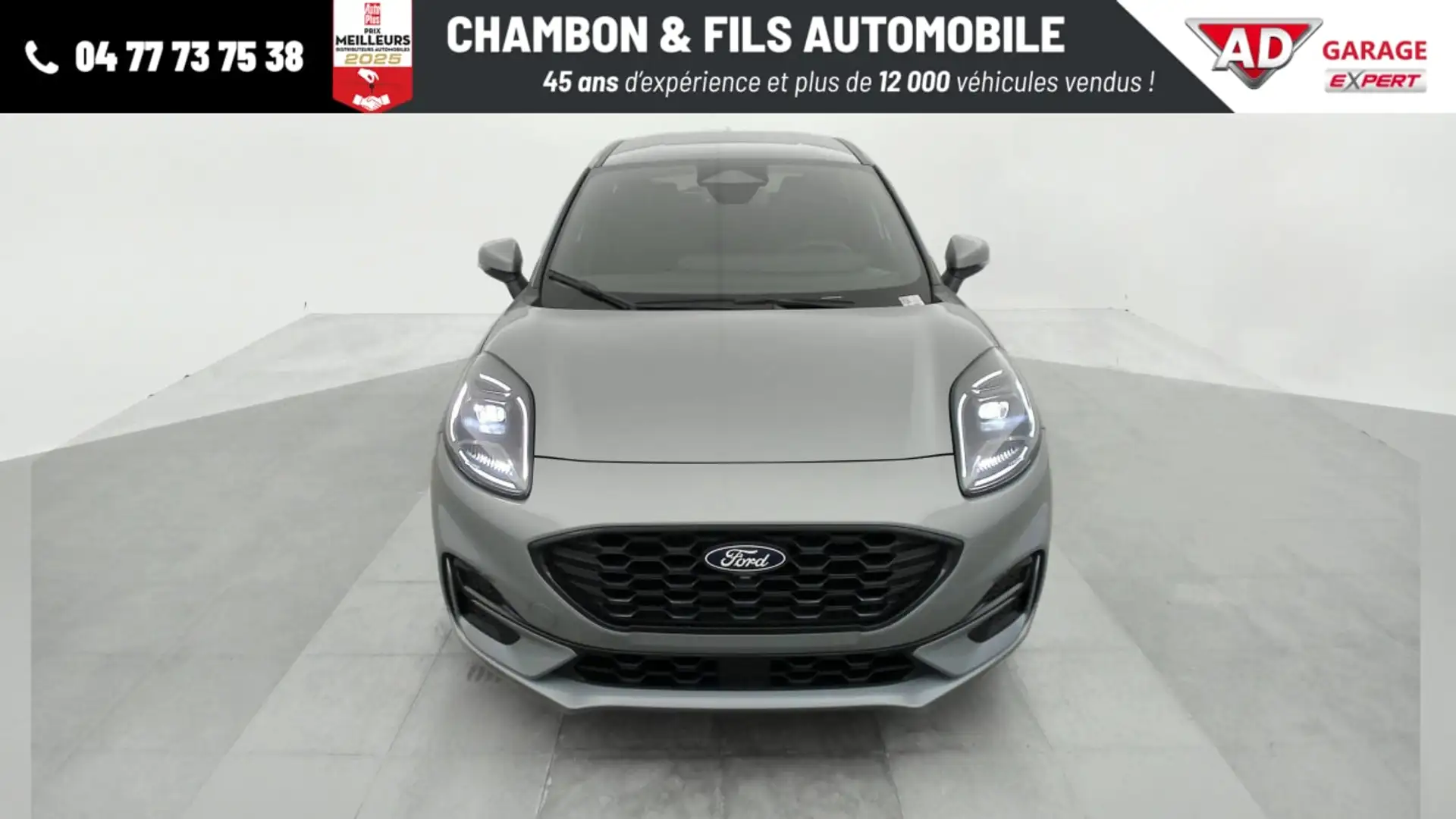 Ford Puma NOUVEAU 1.0 ECOBOOST 125 CH MHEV S POWERSHIFT ST-L Gris - 2