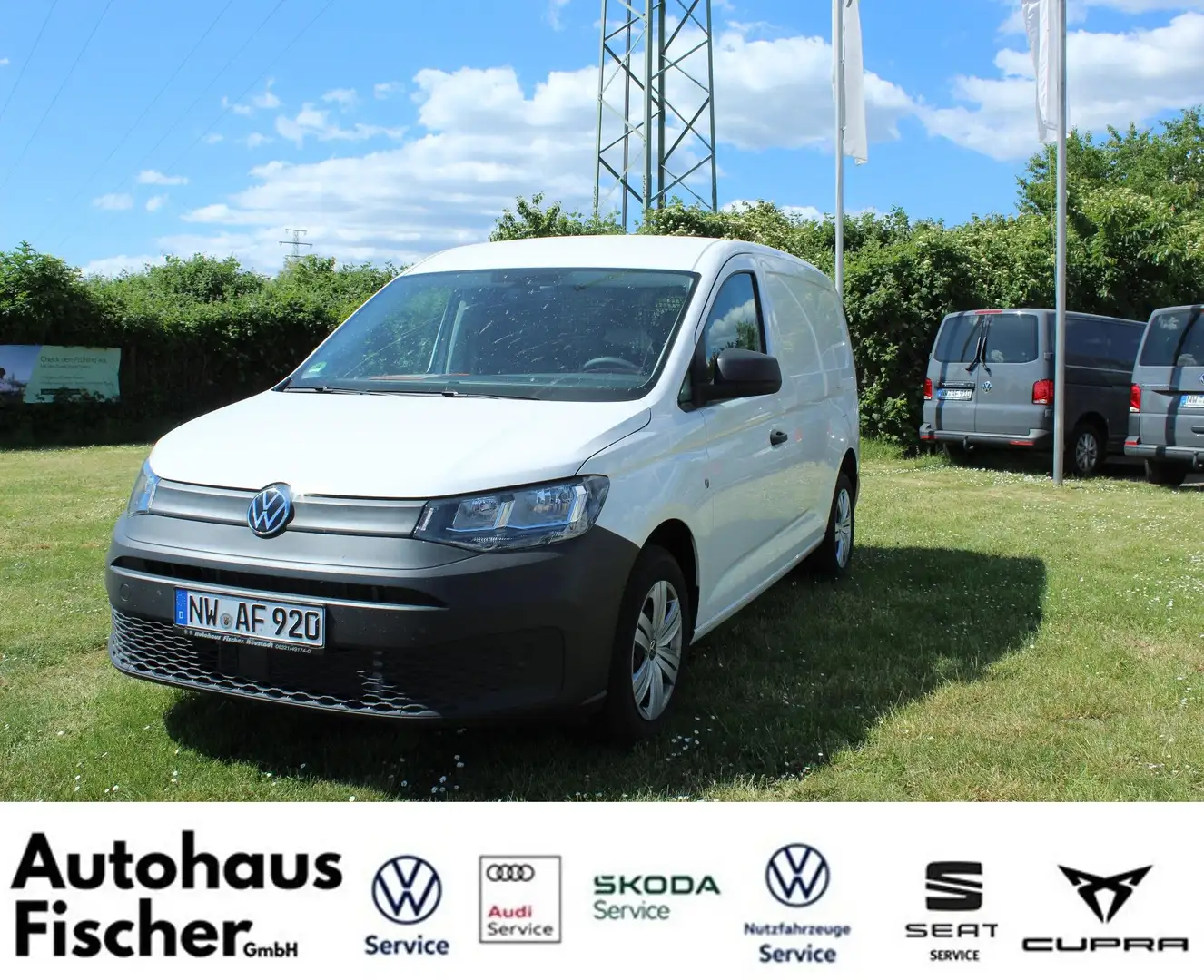 Volkswagen Caddy Basis Maxi Weiß - 1