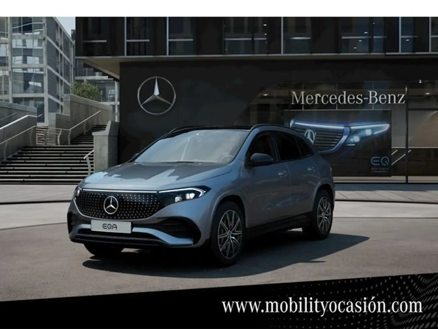 Mercedes-Benz EQA 250+ amg night edition Plateado - 1