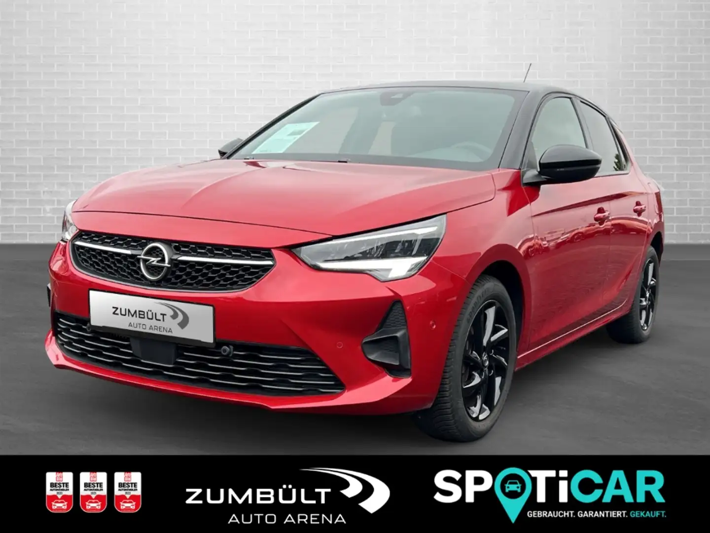Opel Corsa F GS 1.2 AT +Allwetter SHZ Carplay Klimaauto LED R Rot - 1