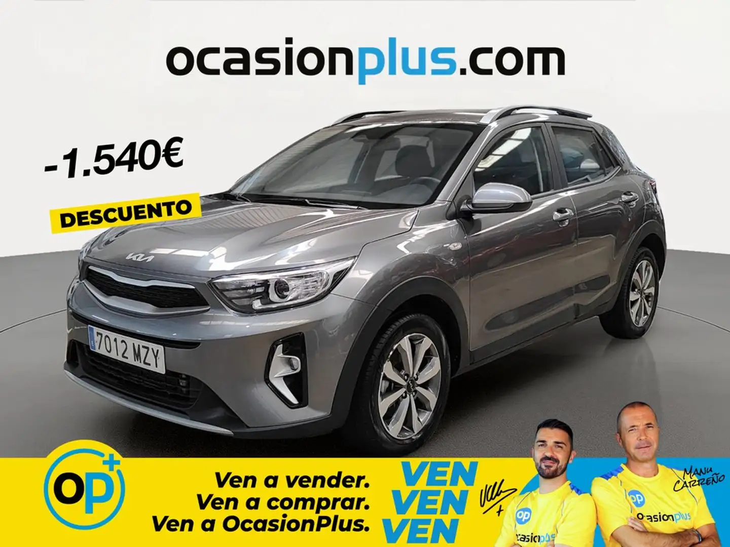 Kia Stonic 1.0 T-GDi MHEV Concept 100 Gris - 1
