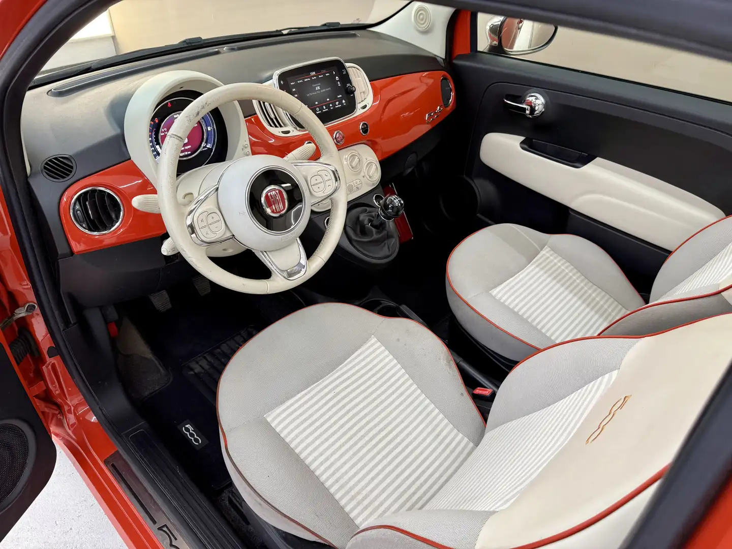 Fiat 500C 1.2 anniversario, 70Pk, 2018, 1ste eigenaresse, Na Portocaliu - 2