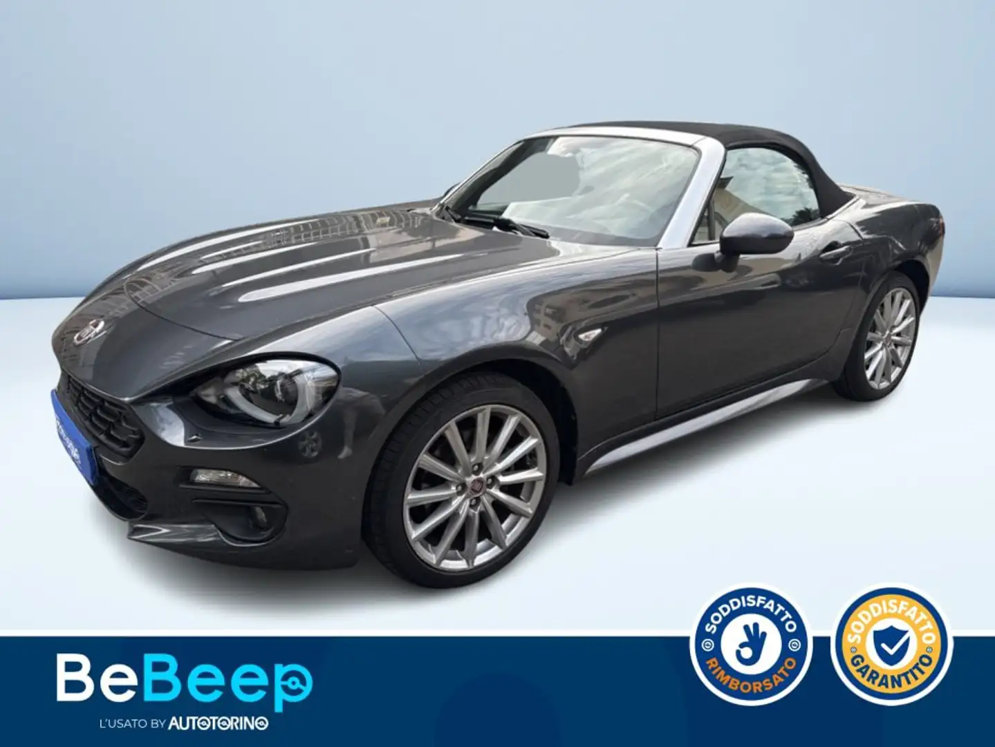Fiat 124 Spider 1.4 M-AIR LUSSO AUTO Gris - 1