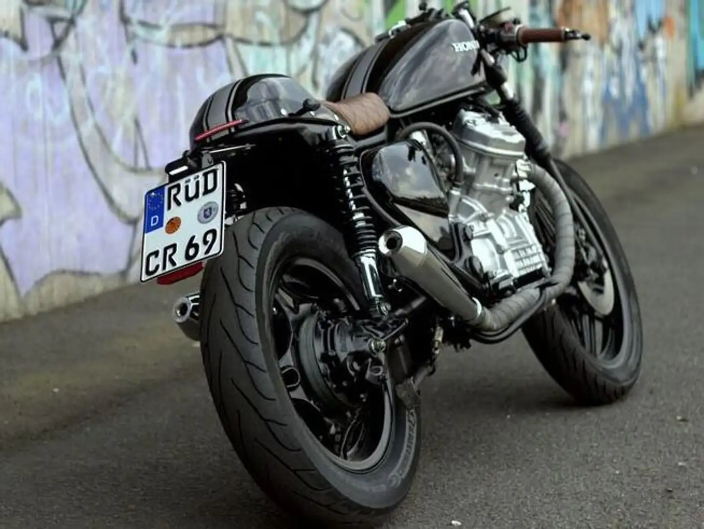 Honda CX 500 Cafe Racer Negru - 2