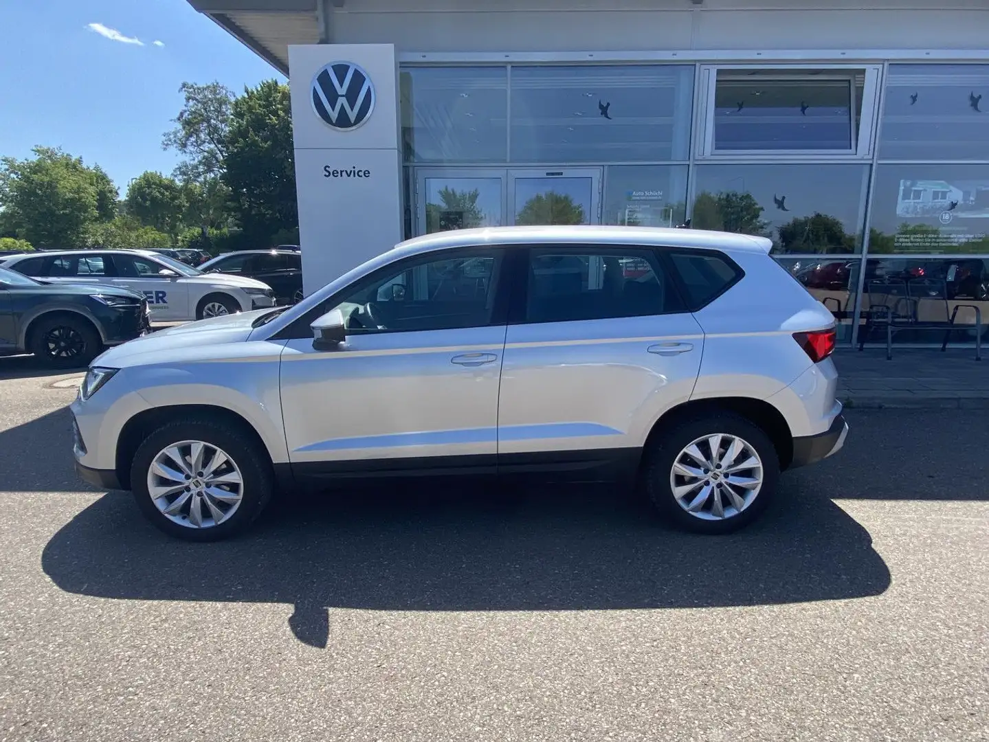 SEAT Ateca 1.5 TSI Style 17"+NAVI-PRO+LED+AHK+FULL-LI Silber - 2