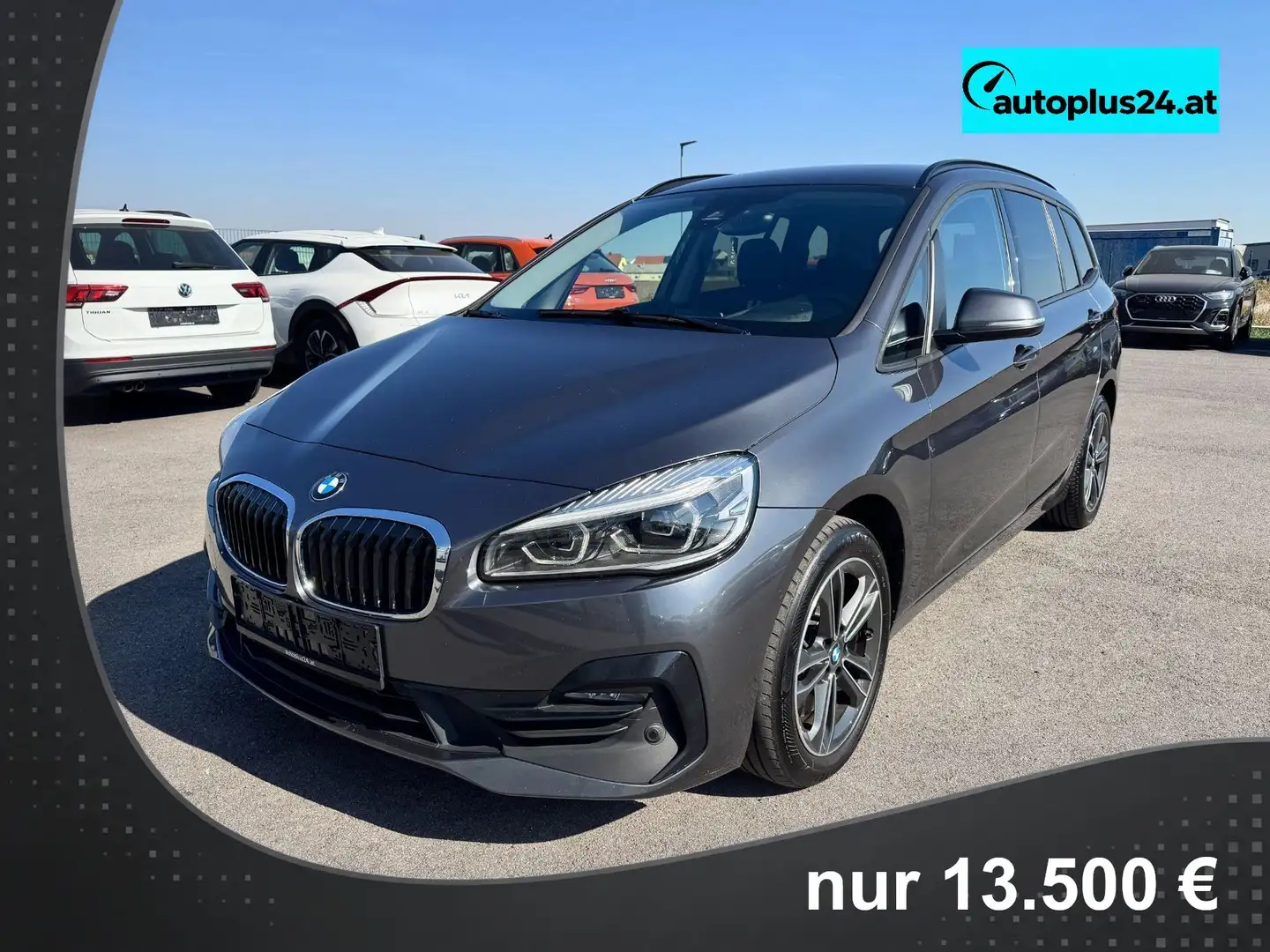 BMW 218 Gran Tourer xDrive Aut. Sport Line *AHK*TEILLEDER Grau - 1