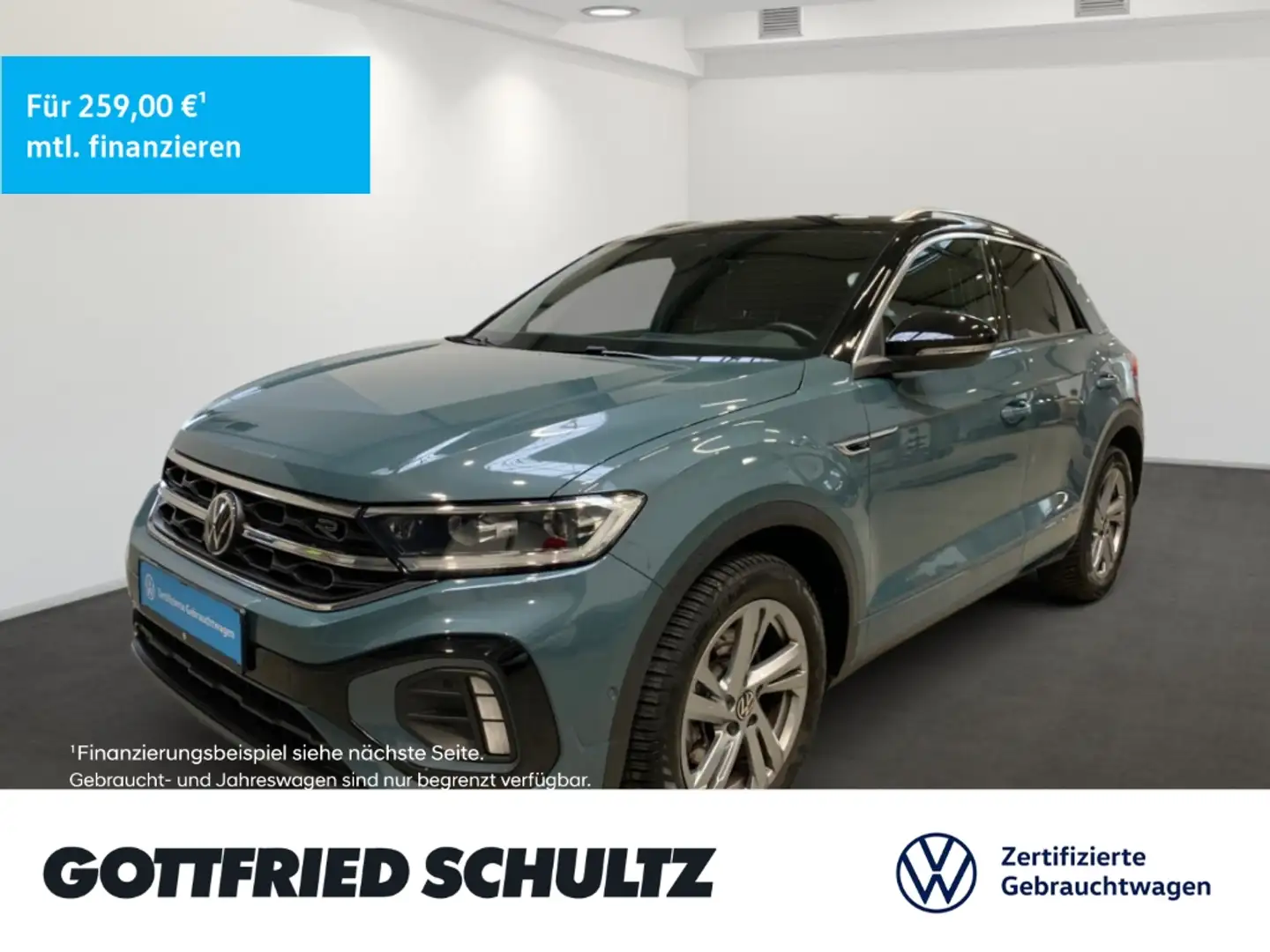 Volkswagen T-Roc R-LINE TDI DSG AHK SITZHEIZUNG EINPARKHILFE NAVI Blau - 1