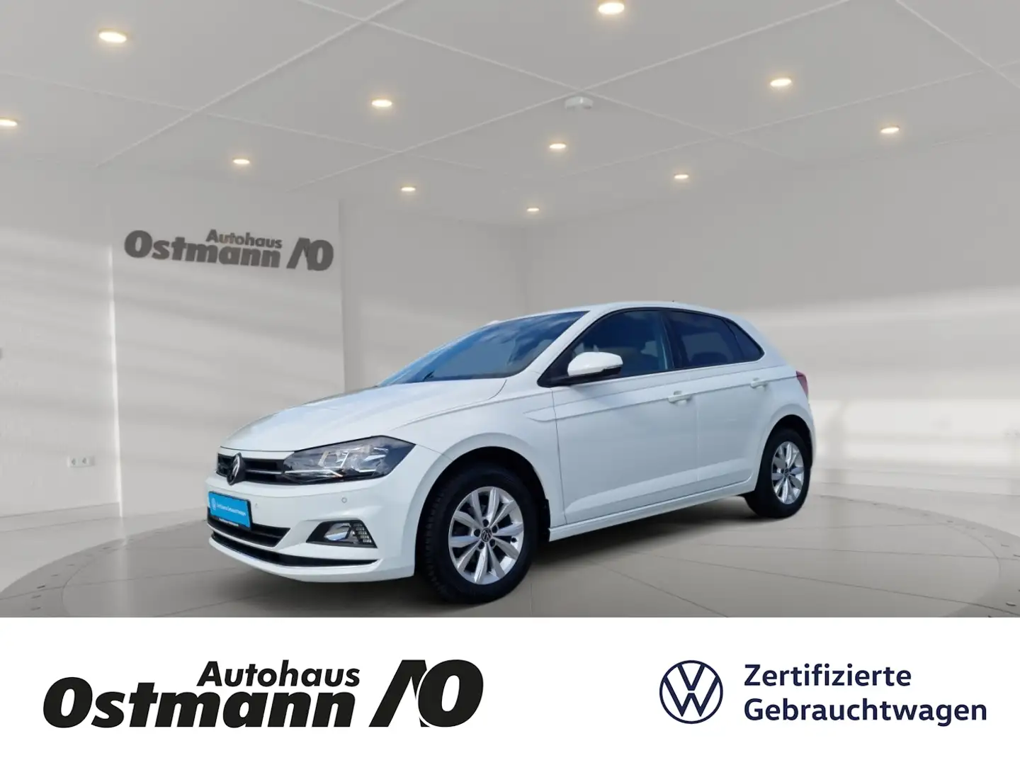 Volkswagen Polo VI 1.0 TSI Highline 2xKlima ACC AHK Weiß - 1