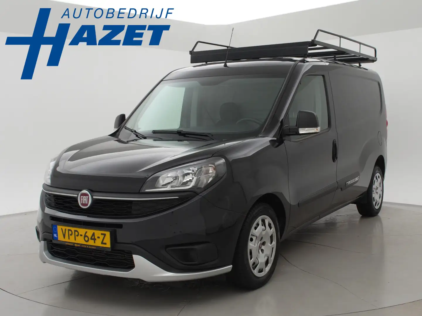 Fiat Doblo Cargo 1.6 MJ 105 PK L2H1 S TREKKING + APPLE CARPLA Zwart - 1