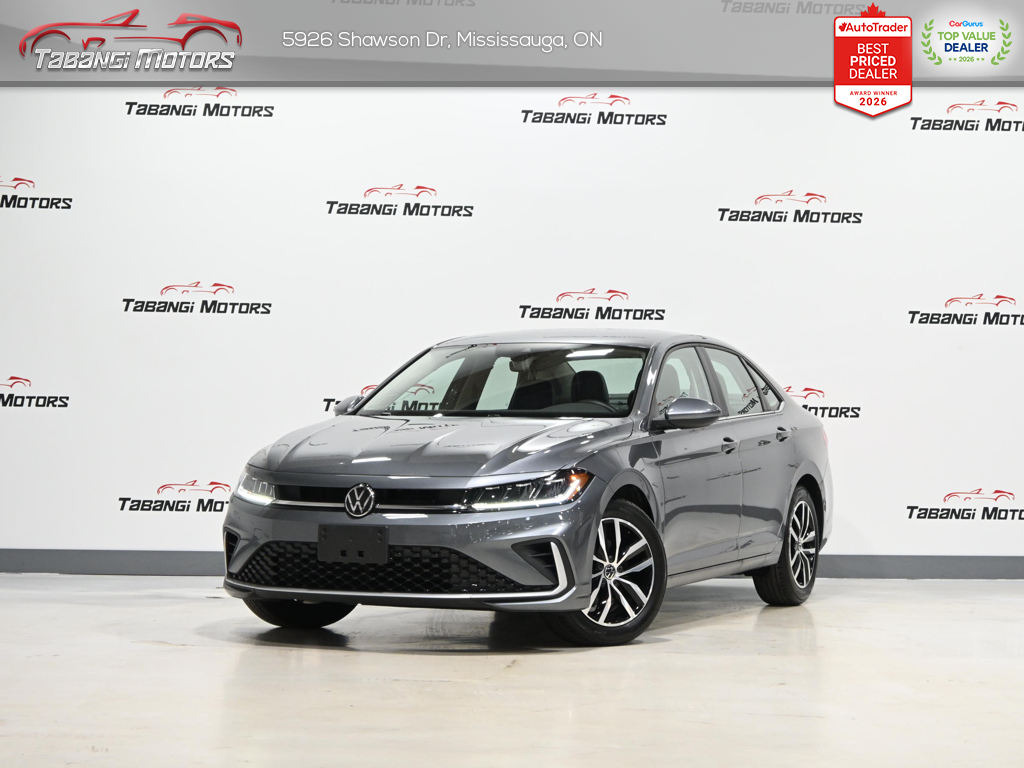 2026 Volkswagen Jetta Comfortline  No Accident Leather Heated Seats Blind Spot CarPlay — снимка 1