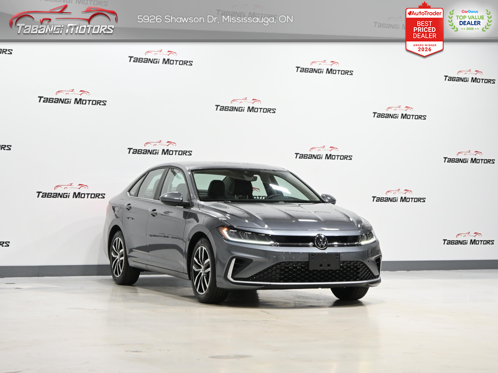 2026 Volkswagen Jetta Comfortline  No Accident Leather Heated Seats Blind Spot CarPlay — снимка 1