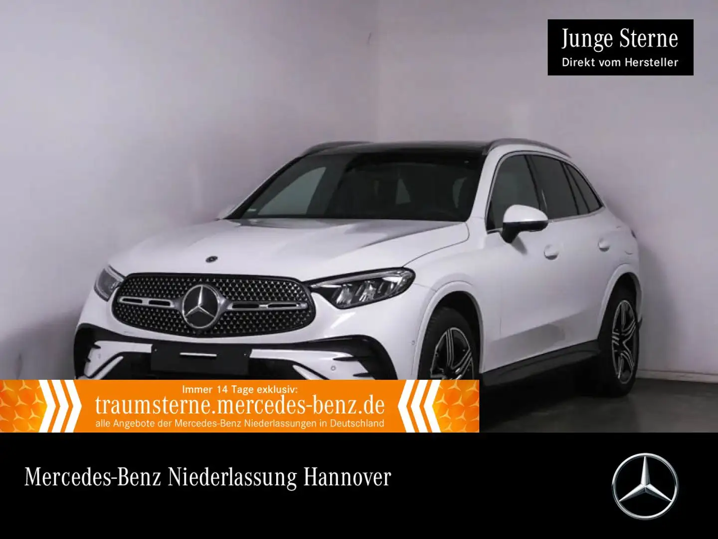 Mercedes-Benz GLC 300 de 4M AMG+PANO+360+AHK+LED+TOTW+KEYLESS+9G Blanc - 1