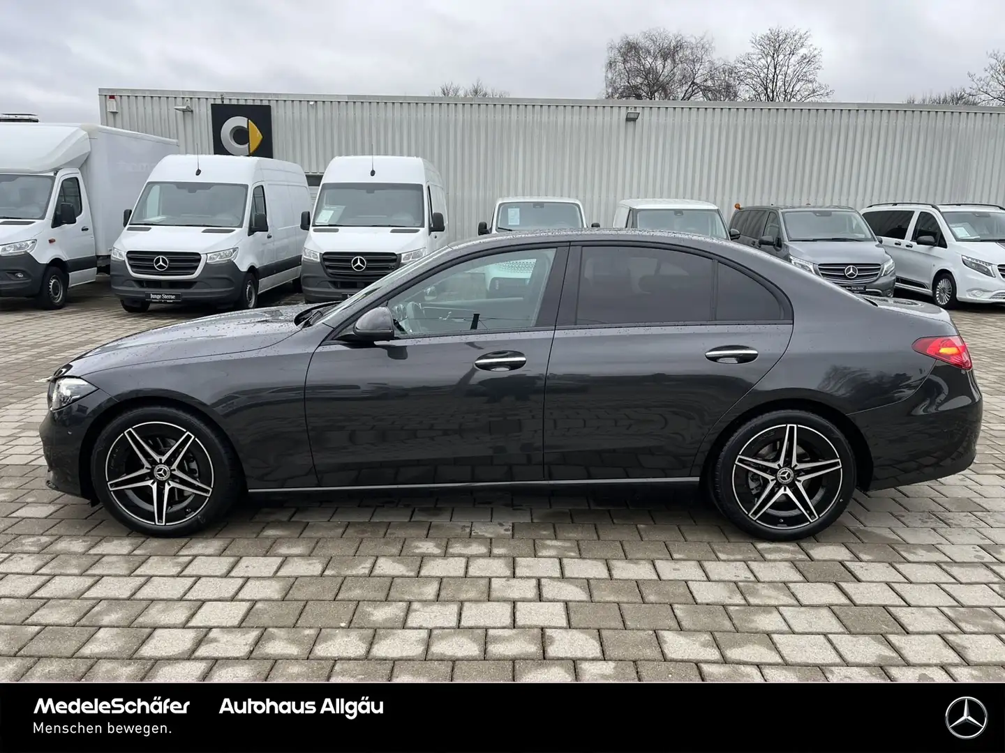 Mercedes-Benz C 300 C 300 d Avantgarde Night 18"-AMG Distronic LED Tel Grigio - 2