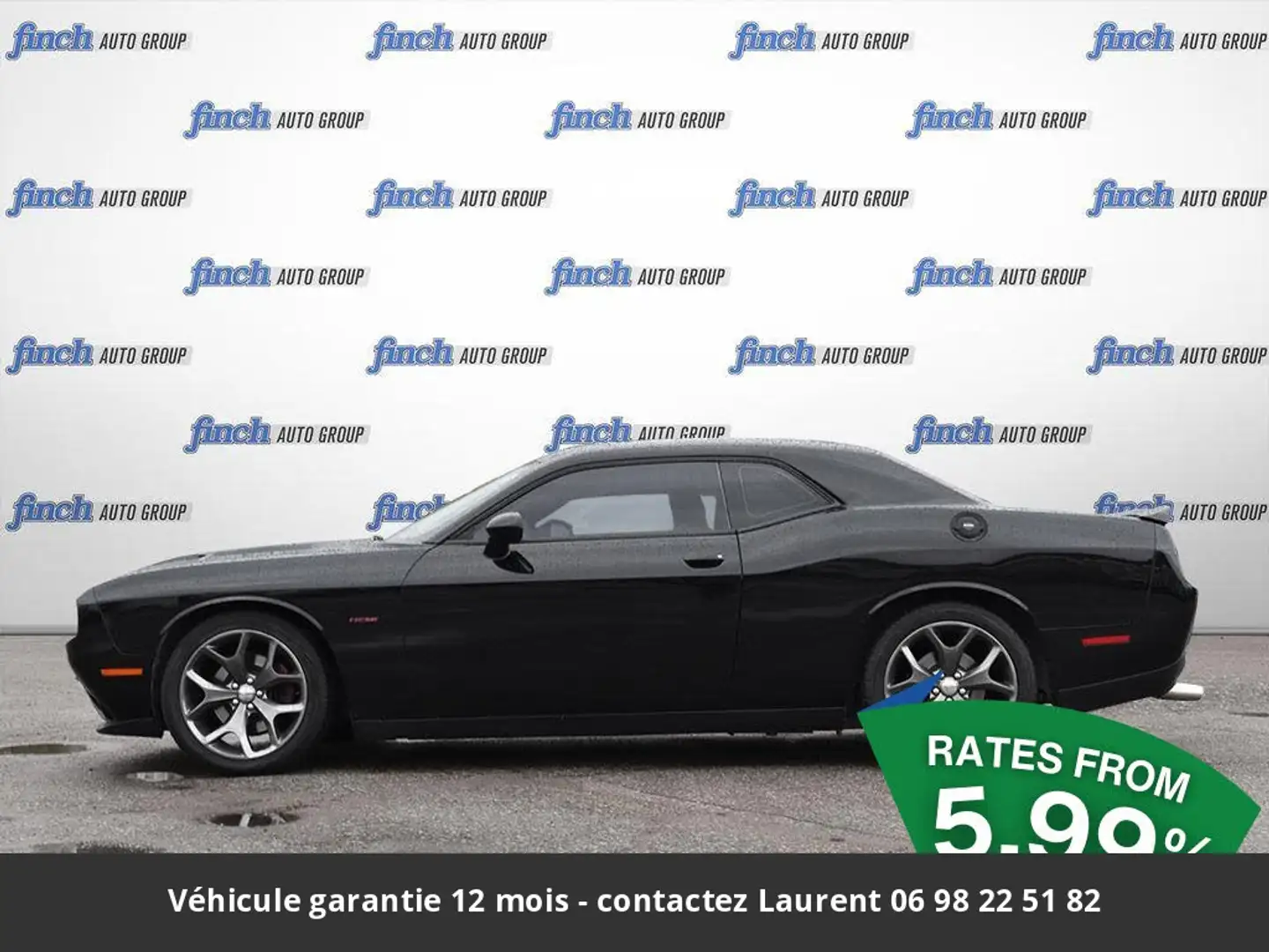 Dodge Challenger R/T 5.7L V8 Tout compris hors homologation 4500e Noir - 2