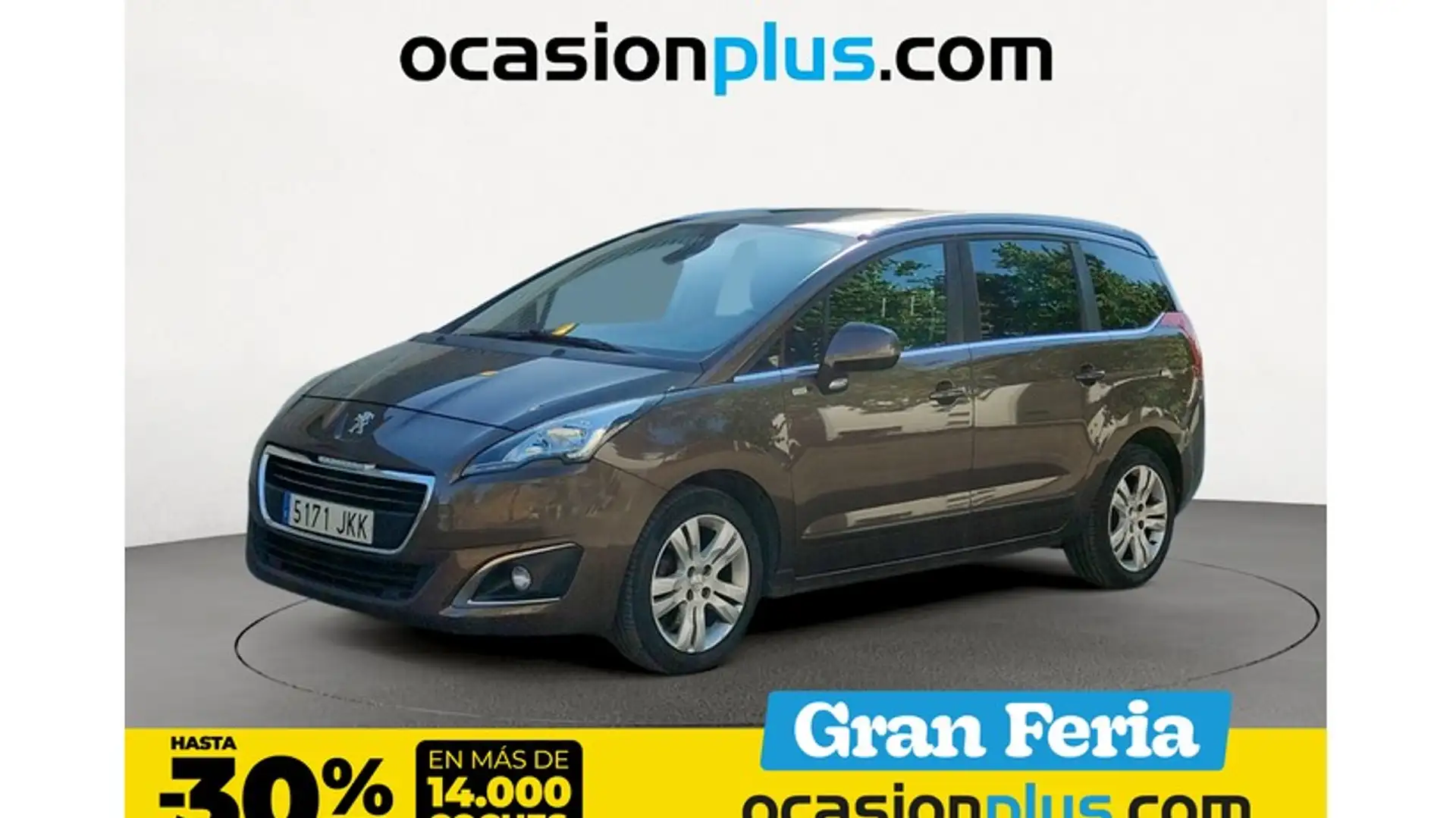 Peugeot 5008 1.6 BlueHDi Style 7 pl. EAT6 120 Marrón - 1
