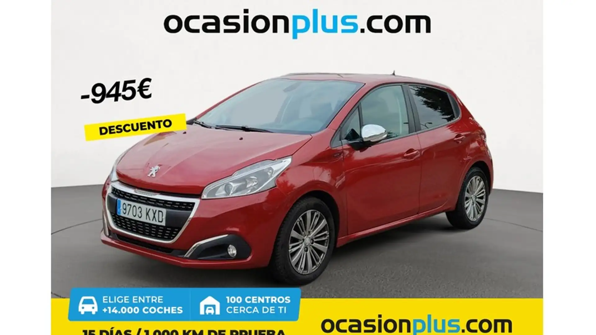 Peugeot 208 1.2 PureTech S&S Signature 110 Rouge - 1