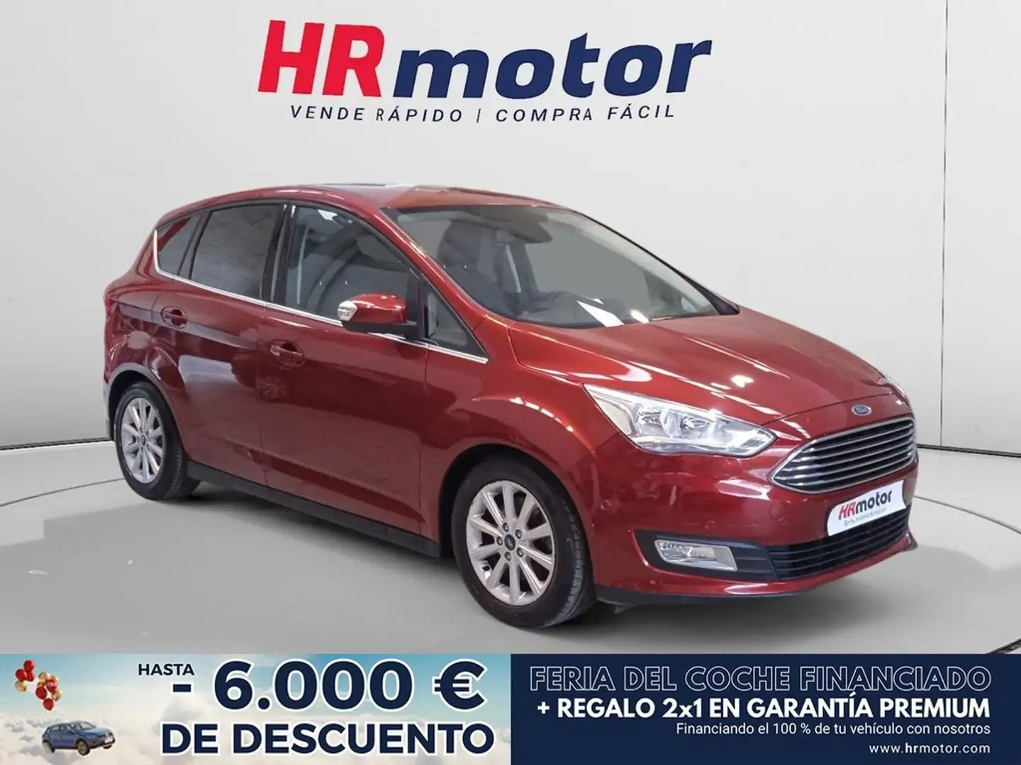 Ford C-Max Titanium Rojo - 1