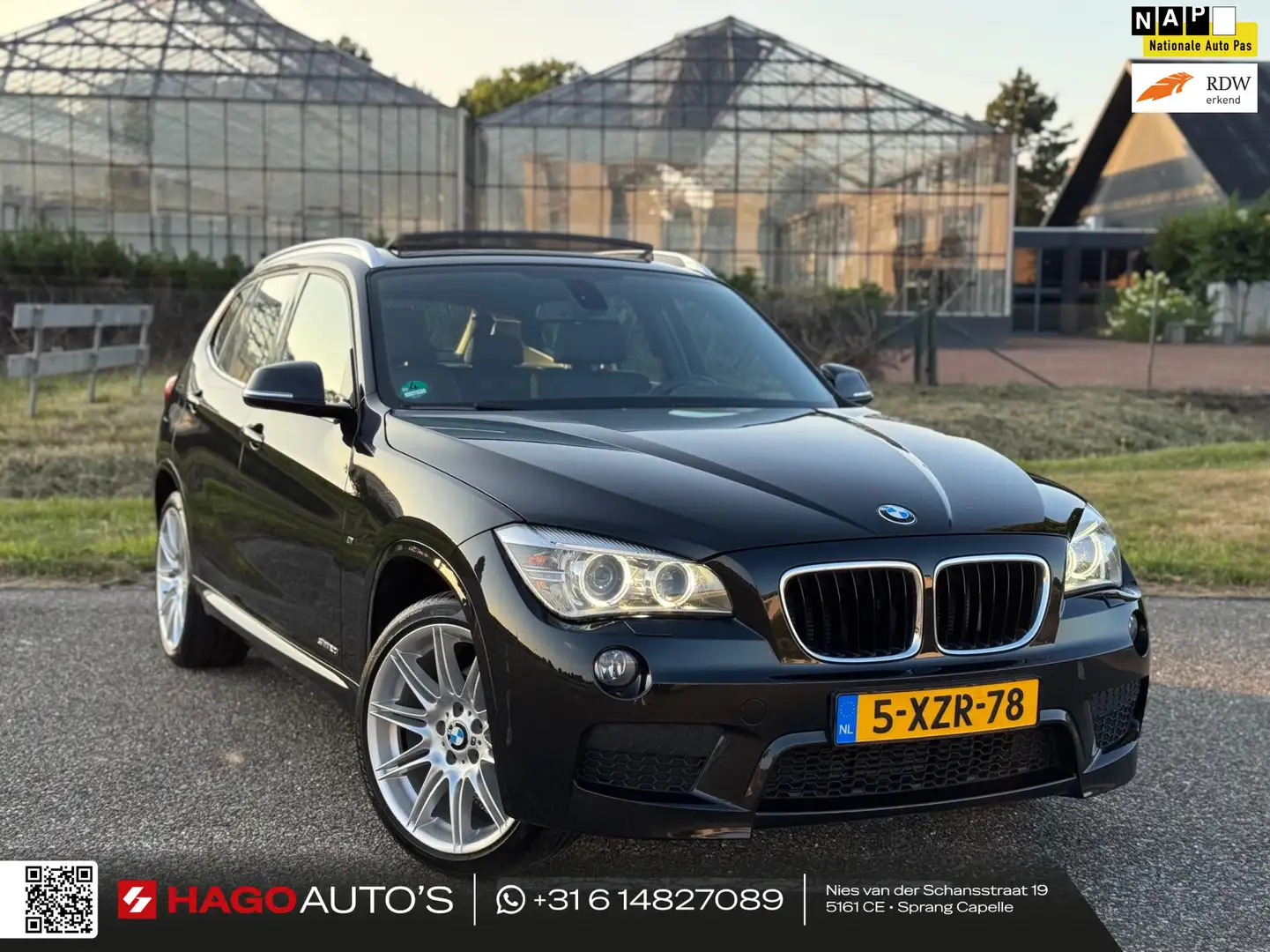 BMW X1 SDrive20i High Executive M-Sport Bi-Xenon | Leder Zwart - 1