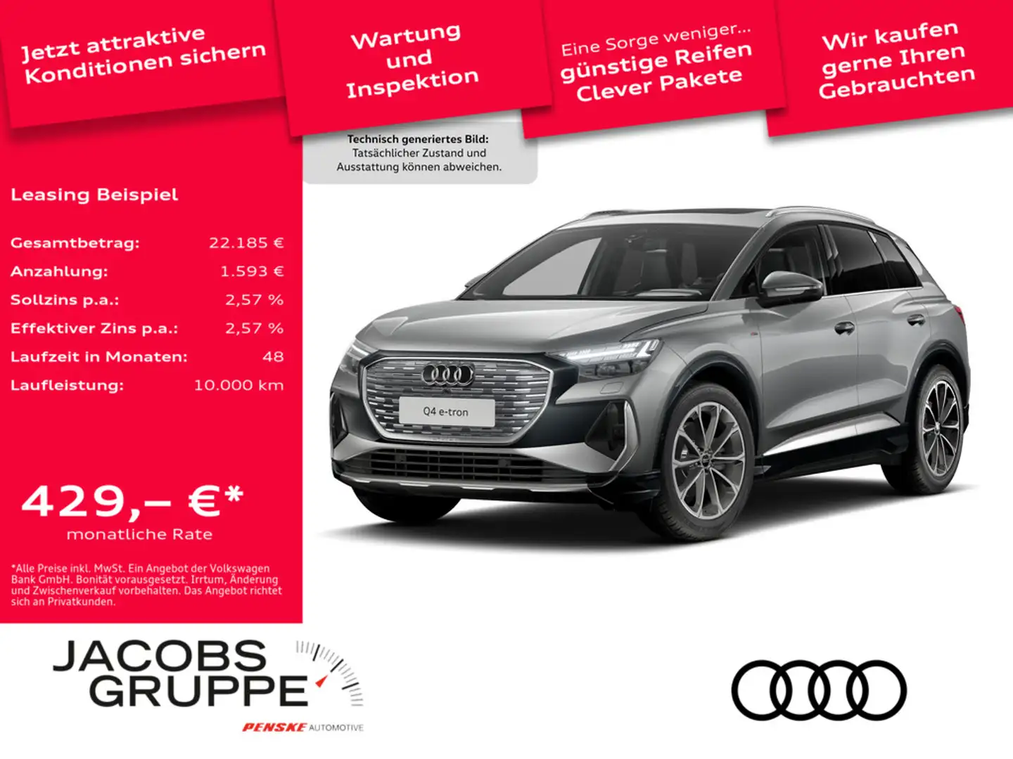 Audi Q4 e-tron Grau - 1