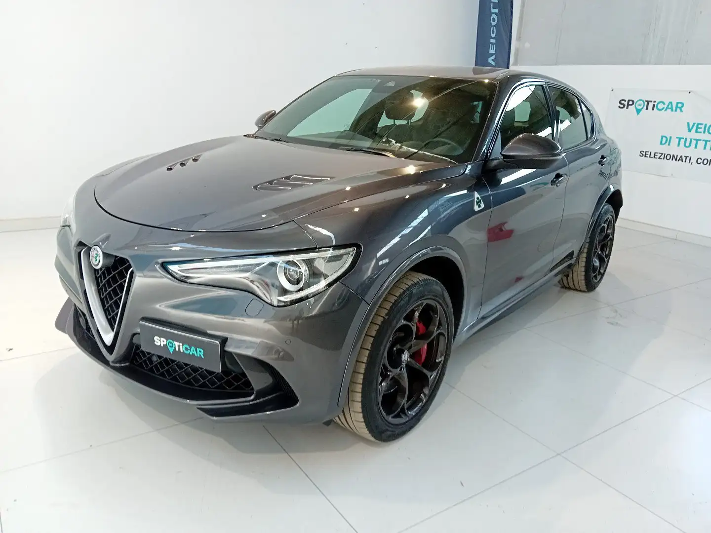 Alfa Romeo Stelvio 2.9 Bi-Turbo V6 510 CV AT8 Quadrifoglio Grigio - 1