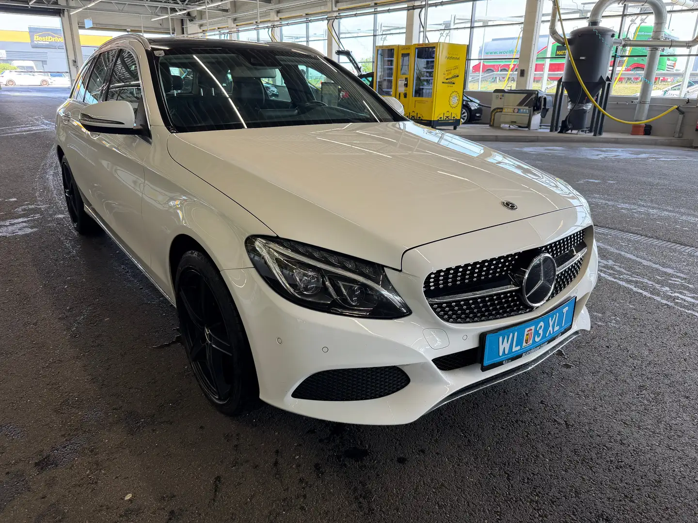 Mercedes-Benz C 250 d T Aut. 4Matic AMG *Voll*Langstr.*9-Gang*Allrad* Weiß - 1