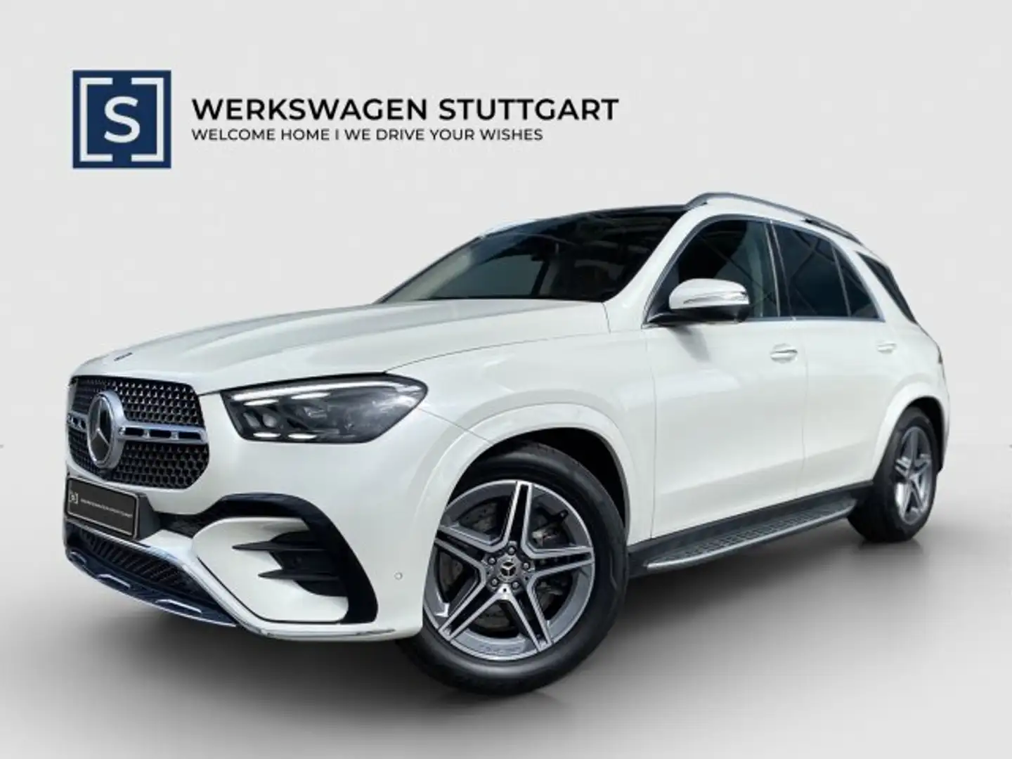 Mercedes-Benz GLE 450 GLE 450 4M AMG 20" AHK Airmatic Distronic Standh. Weiß - 1