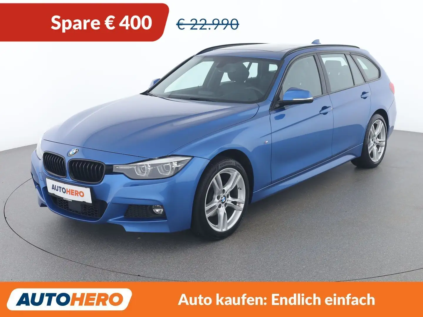 BMW 320 320d xDrive M Sport Blau - 1