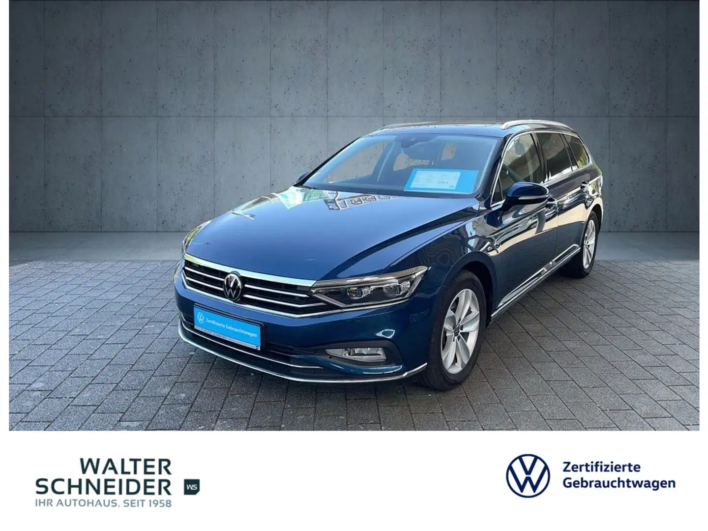 Volkswagen Passat Variant 2.0 TDI Elegance Navi IQ.Light Pa Bleu - 1