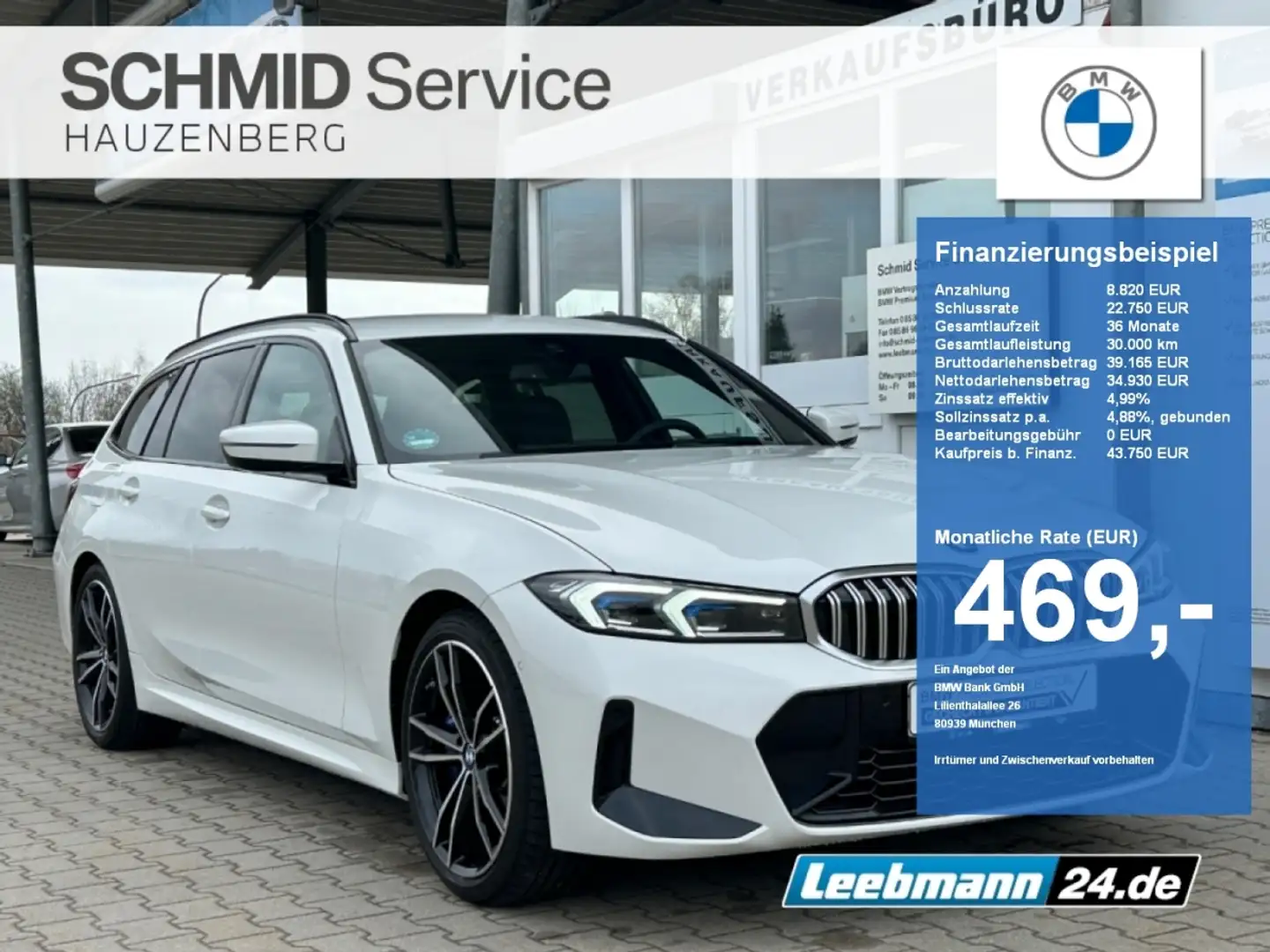 BMW 320 i Touring M-Sportpaket GARANTIE bis 03/2029 Weiß - 1