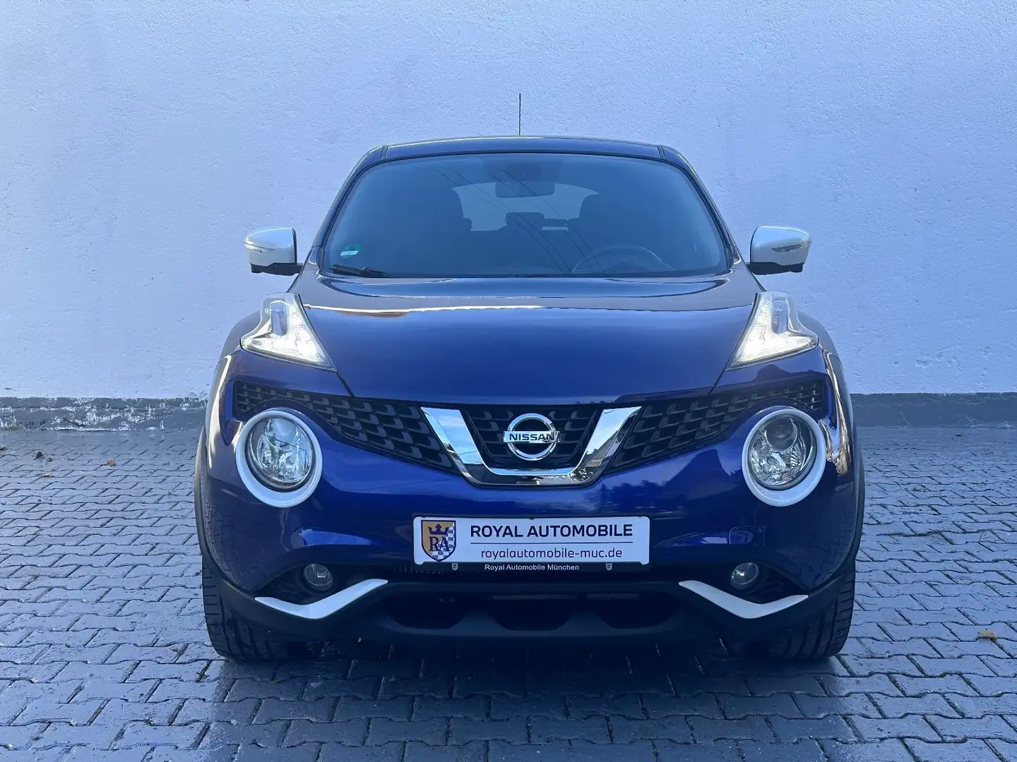 Nissan Juke Tekna 1.2 DIG-T 4X2/KeyLess/360 KAM/SpurH Blauw - 2