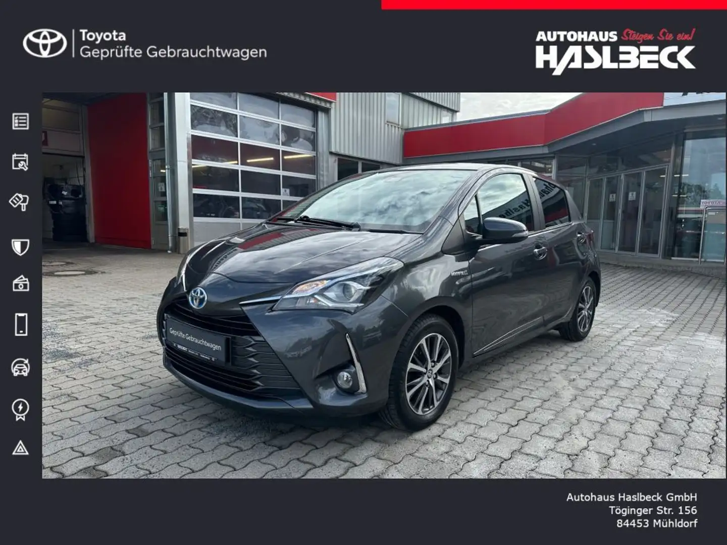 Toyota Yaris Hybrid 1.5 VVT-i Y20 Club Gris - 1