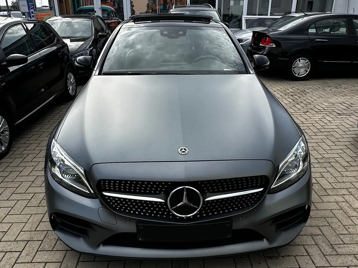 Mercedes-Benz C 200 C 200 AMG LINE 360 CAMERA PANORAMA SUNROOF Gris - 1