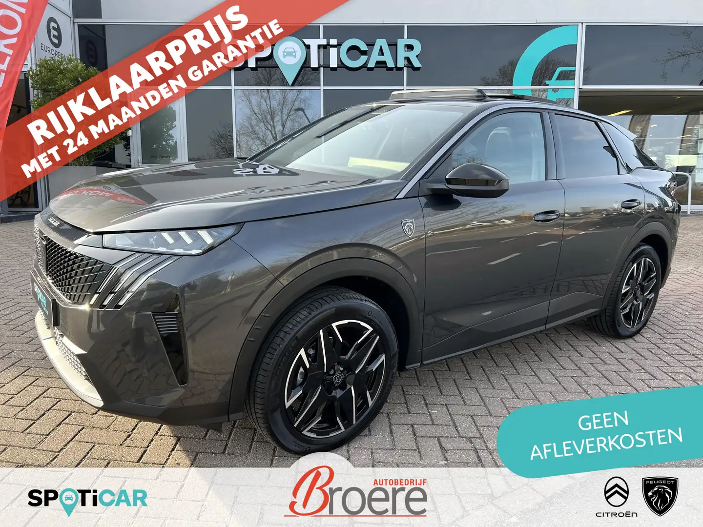Peugeot 3008 GT 1.2 HYBRID 145pk e-DCS6 Automaat Panoramadak Grau - 1