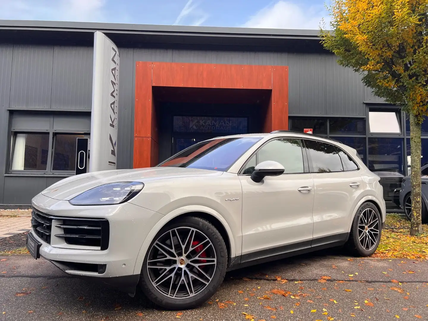 Porsche Cayenne S E-Hyb #KREIDE! MASSAGE! AHK! INNO! 360 Gris - 1
