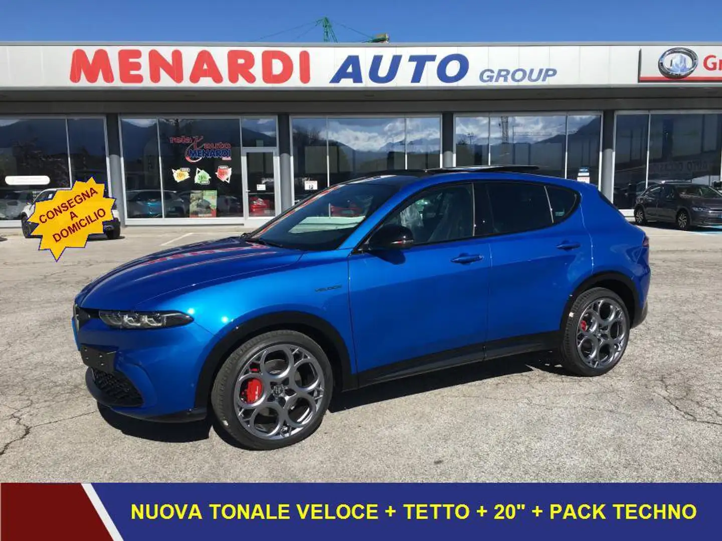 Alfa Romeo Tonale 1.6 Diesel 130cv TCT6 Veloce TETTO APRIBILE + TEC Blu/Azzurro - 1
