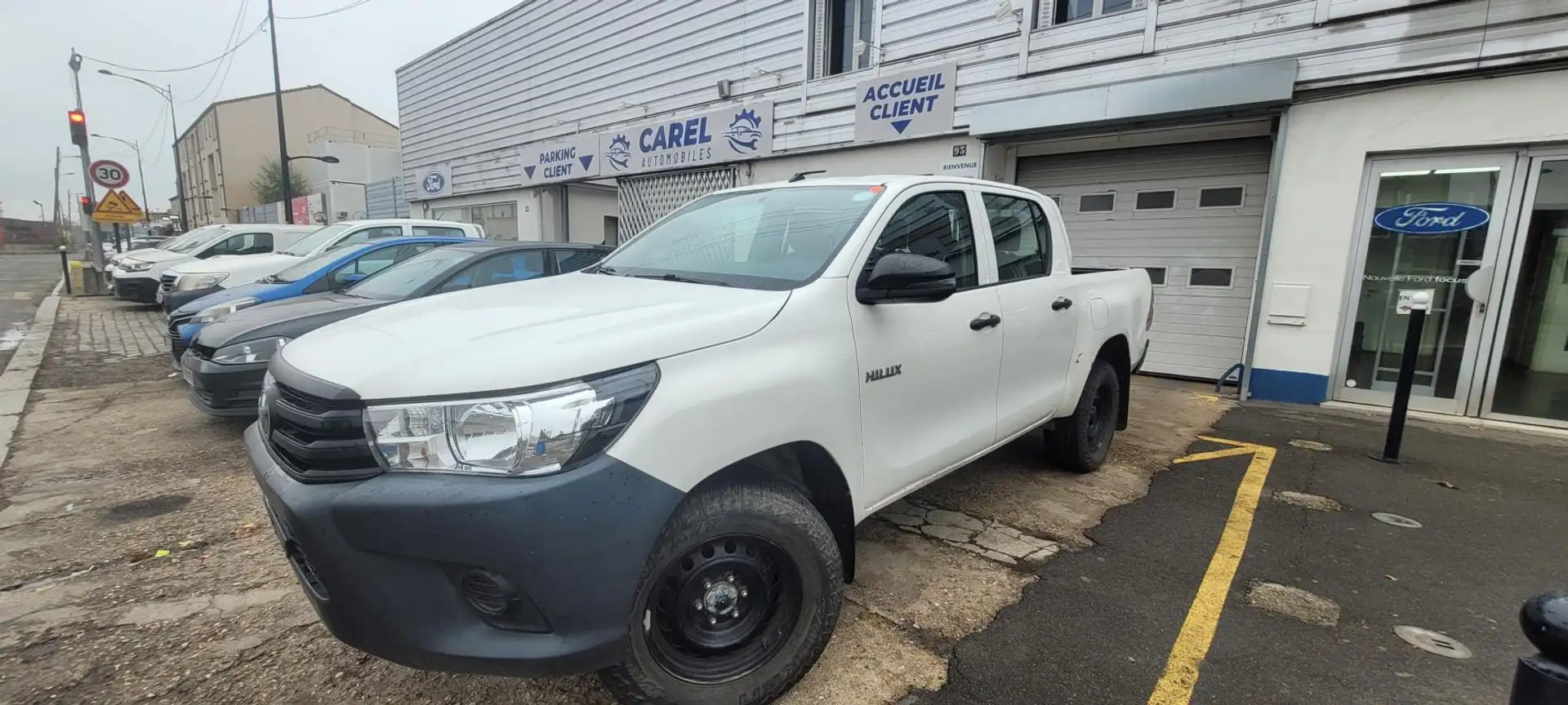 Toyota Hilux IV 4WD 2.4 D-4D 150 DOUBLE CABINE Blanc - 1