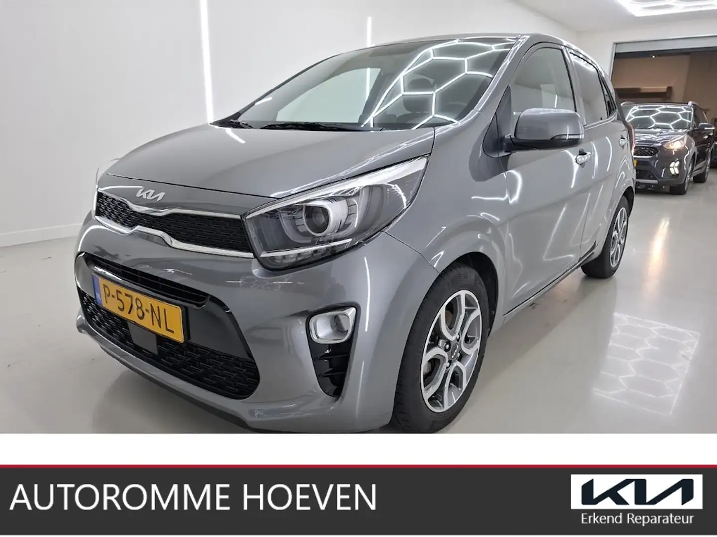 Kia Picanto 1.0 DPi DynamicPlusLine Luxe 13.000km Org. Ned. Gris - 1