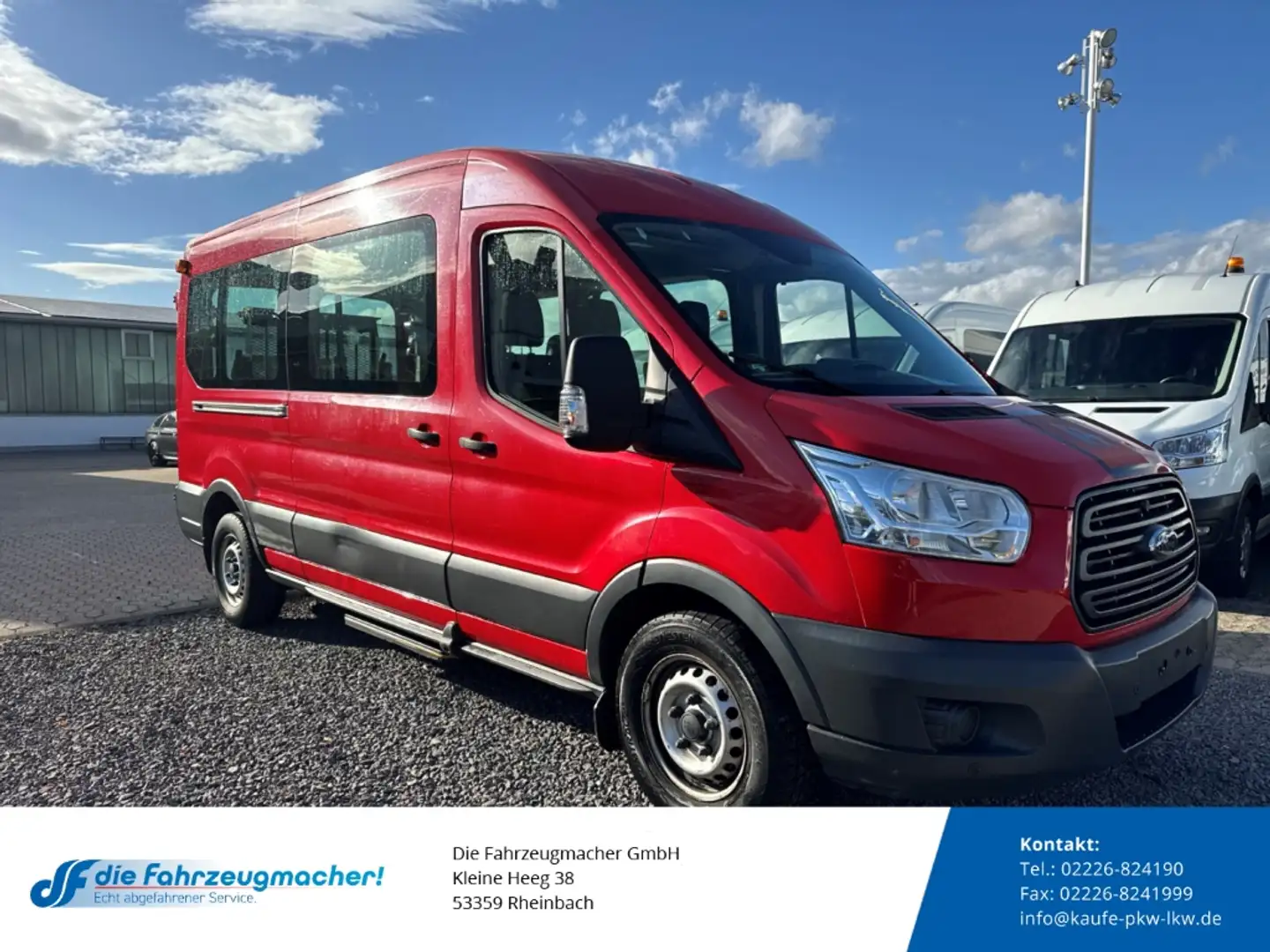 Ford Transit Kombi 350 L3 2.2 TDCi DPF *2495 *KLIMA *EXPORT Rouge - 1