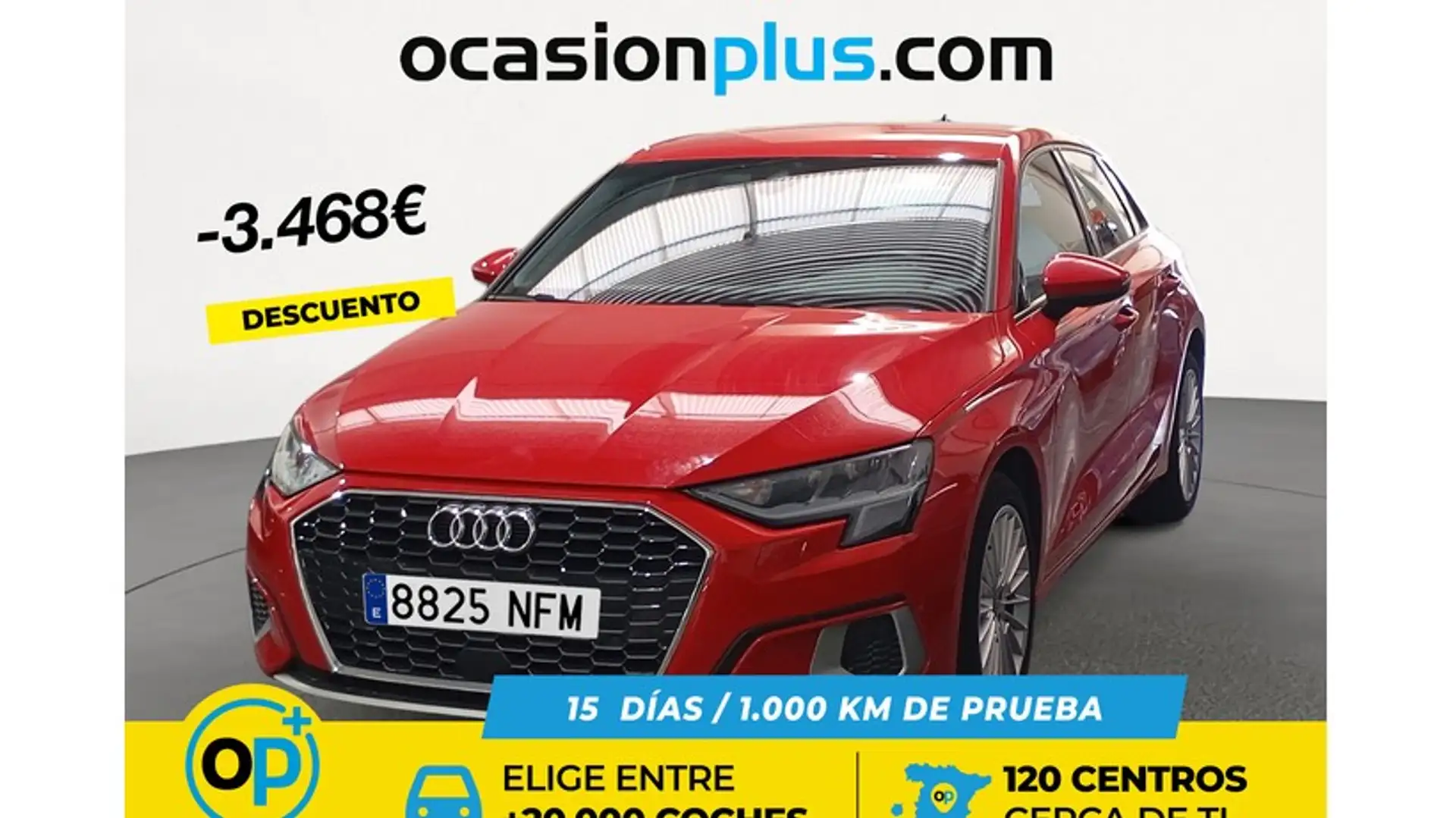 Audi A3 Sportback 30 TFSI Advanced S tronic Rouge - 1