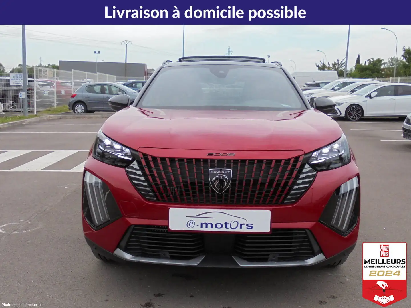 Peugeot 2008 Hybrid 136 e-DCS6 Style Blanc - 2