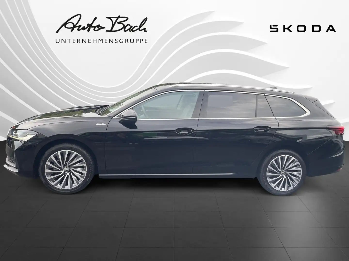 Skoda Superb Combi L&K 1.5 eTSI DSG Navi LED HuD AHK Noir - 2