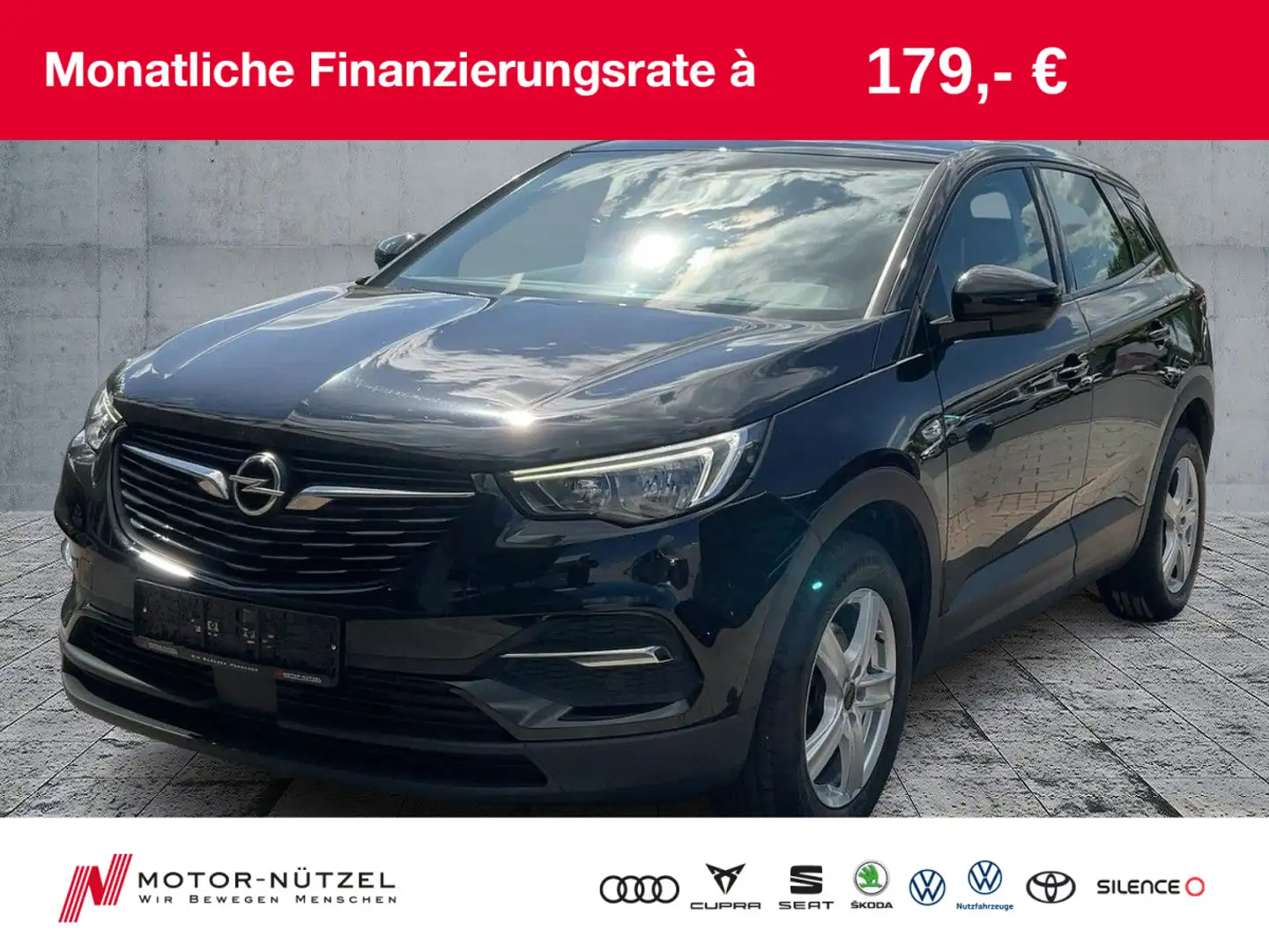 Opel Grandland X 1.5D EDITION PDC+BT+MFL+MFA+KLIMA Černá - 1