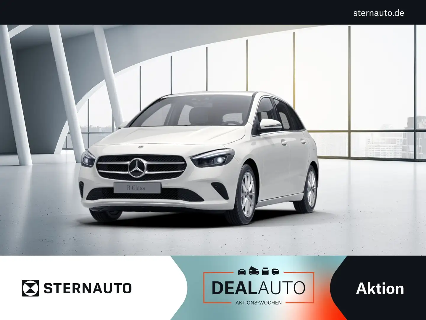 Mercedes-Benz B 200 B 200 d Progressive Navi/Distronic/Autom./Klima Weiß - 1