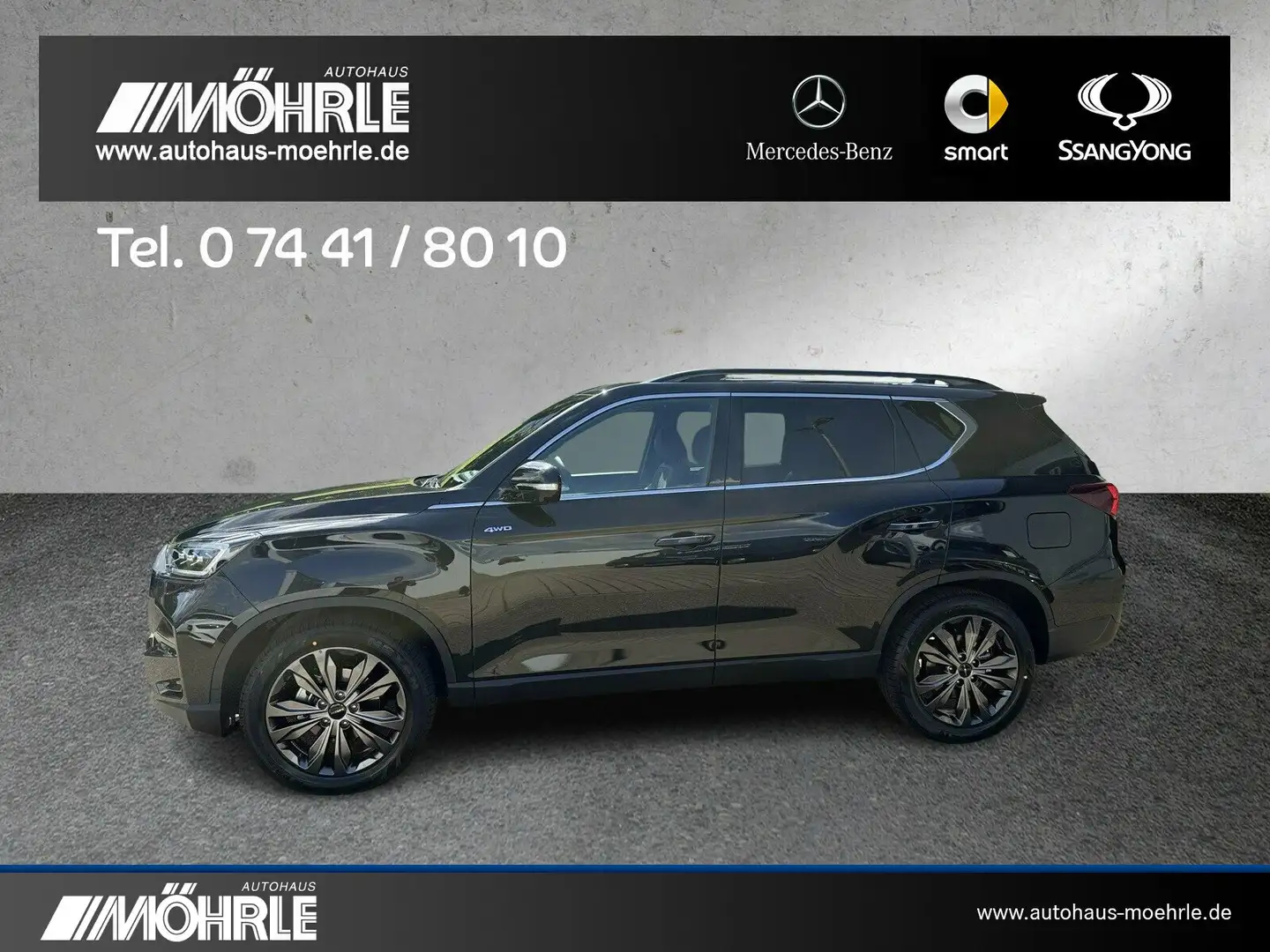 SsangYong Rexton REXTON Black 2.2 D 4WD Schiebe-Hebe-Dach 360° Noir - 2