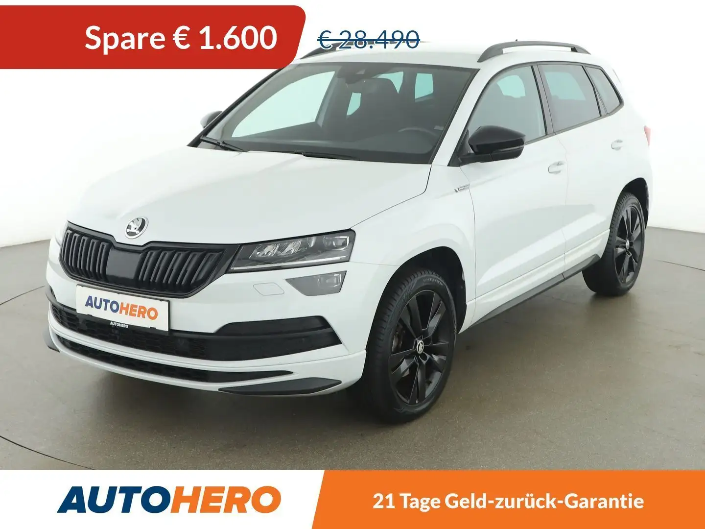 Skoda Karoq 1.5 TSI ACT SportLine Weiß - 1