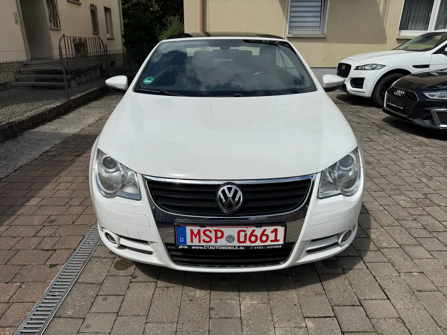 Volkswagen Eos Cabrio 2.0 TDI Klima/PDC/Pano/ Weiß - 1