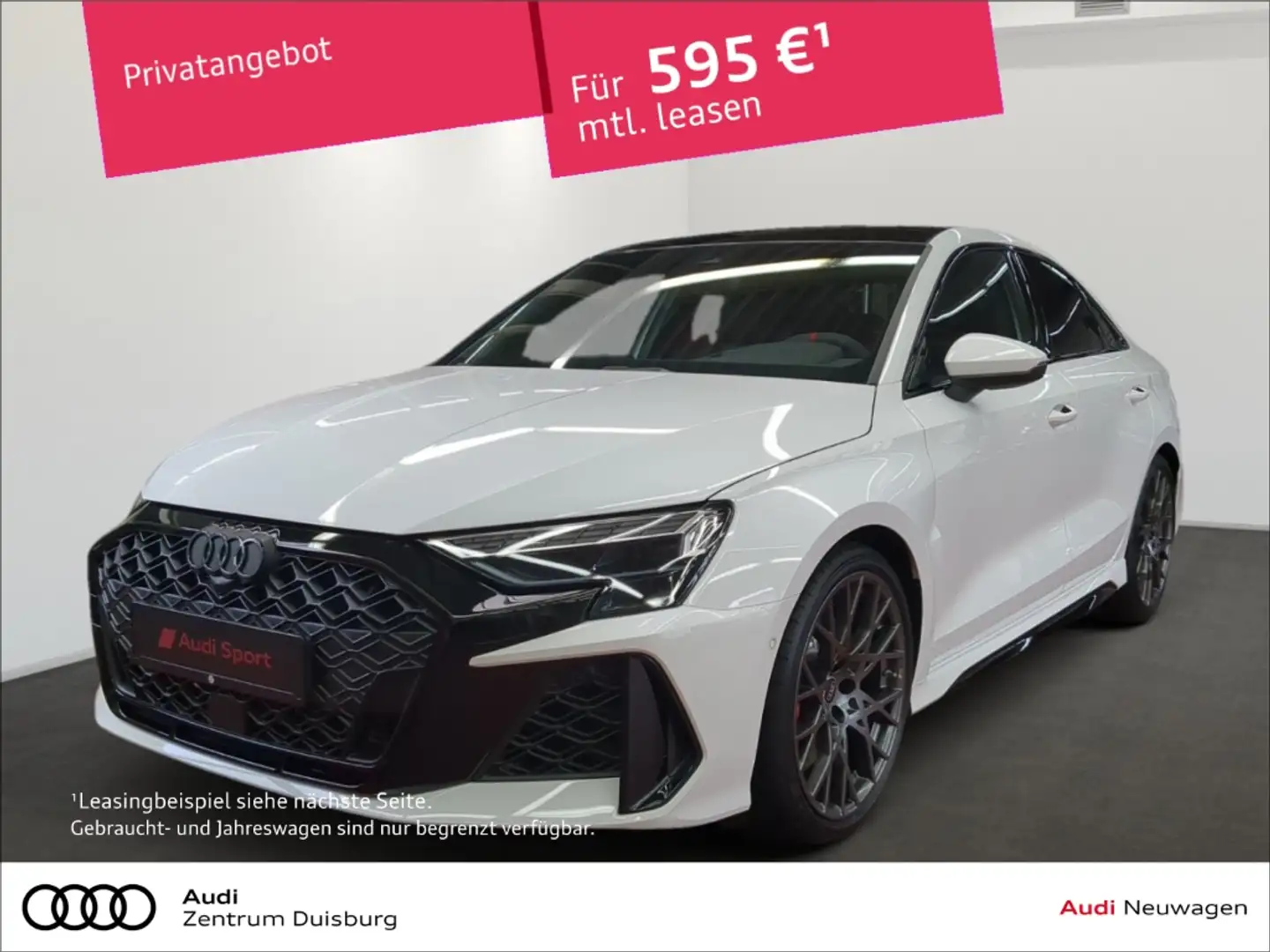 Audi RS3 Limousine HUD AD El. Panodach Navi Leder Cockpit M Gris - 1