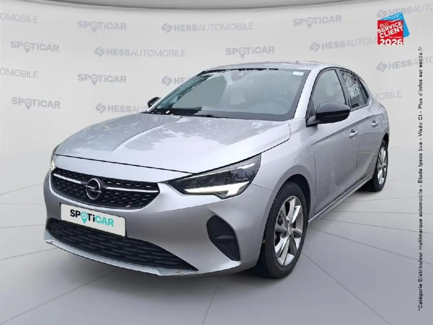 Opel Corsa-e 1.2 75ch Elegance Business Gris - 1