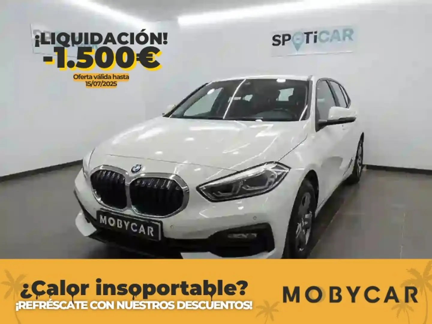 BMW 116 116d Blanc - 1