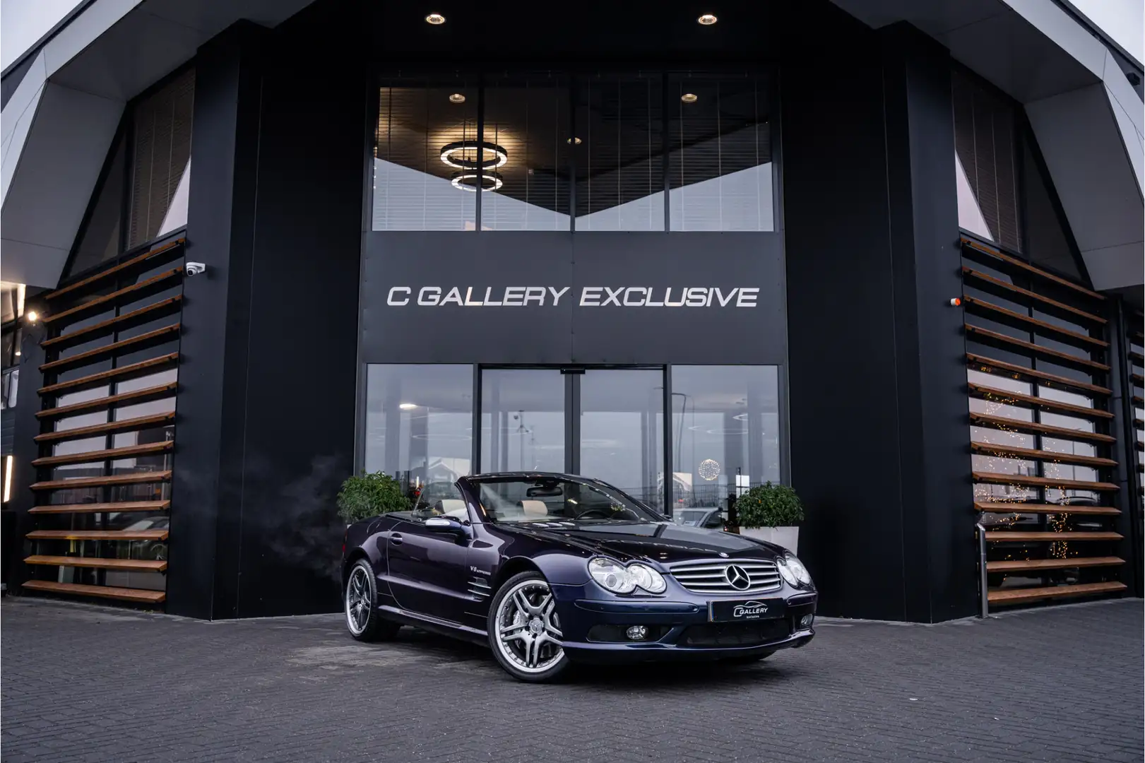 Mercedes-Benz SL 55 AMG - Origineel NL l Manufaktur l Vol opties l Uniek! Mauve - 1
